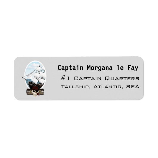 海賊船 ラベル (正面)