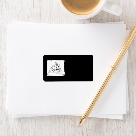 海賊船。 ラベル (インサイチュ)