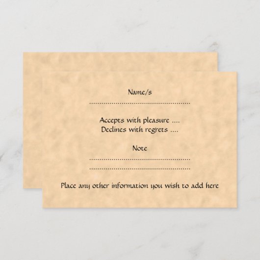 海賊船 出欠カード (正面/裏面)