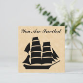 海賊船。 帆船 招待状 (スタンド正面)