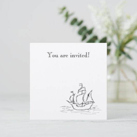 海賊船。 招待状 (スタンド正面)