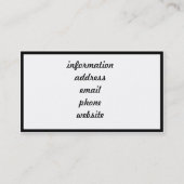 海賊船・海賊船ジョリーロジャー 名刺 (裏面)