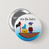 海賊船 缶バッジ (正面&裏面)