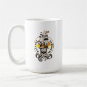 海賊船 | 15#クラシックマグカップ コーヒーマグカップ (左)