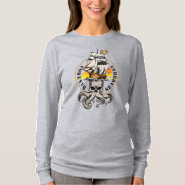 海賊船(BLK) |女性長袖 Tシャツ