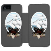 海賊船 INCIPIO iPhoneウォレットケース (フォリオオープン)