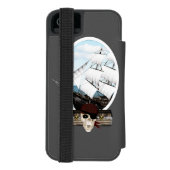 海賊船 INCIPIO iPhoneウォレットケース (フォリオ裏面)