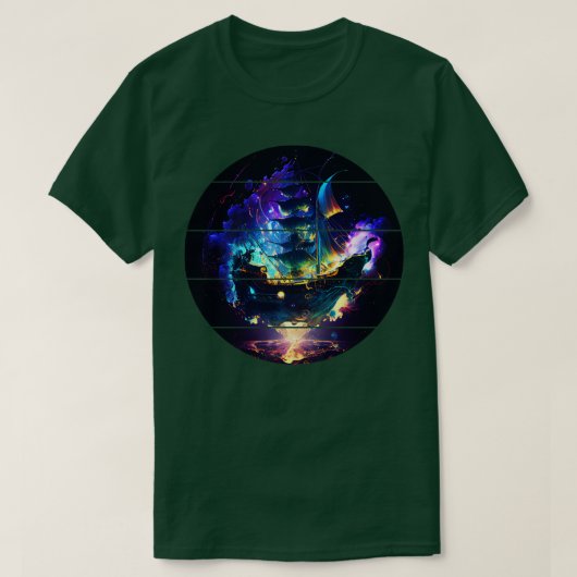 海賊船 Tシャツ (デザイン正面)