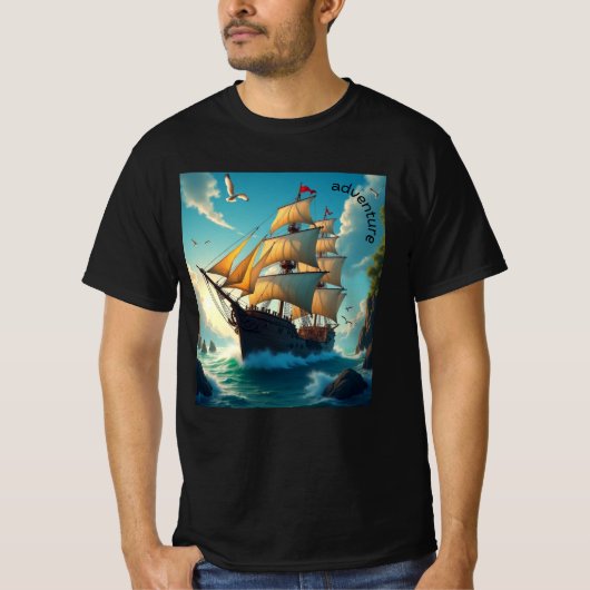 海賊船 Tシャツ (正面)