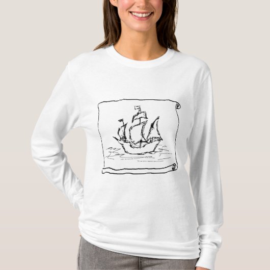 海賊船 Tシャツ (正面)