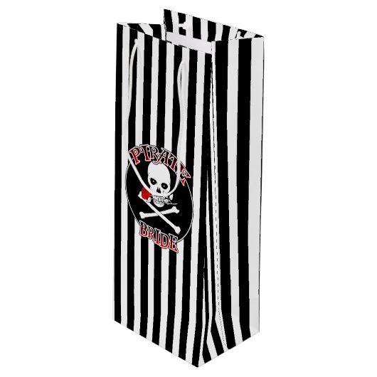 海賊花嫁ワイン抱き枕 ワインギフトバッグ (正面アングル)