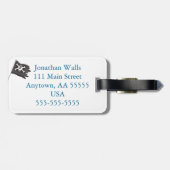 海賊荷物のラベル ラゲッジタグ (裏面横)