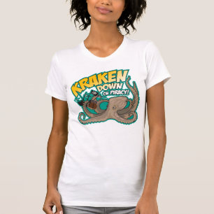 海賊行為のKraken Tシャツ