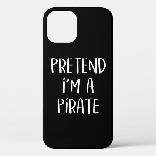 海賊衣装を着たふりをするハロウィーン Case-Mate iPhoneケース (裏面)