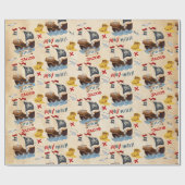 海賊誕生会 ラッピングペーパー (フラット)