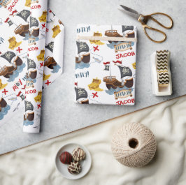 海賊誕生会 ラッピングペーパー