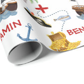 海賊誕生会 ラッピングペーパー (ロールコーナー)