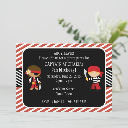 海賊誕生会 招待状 (スタンド正面)