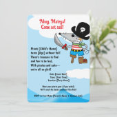 海賊誕生会 招待状 (スタンド正面)