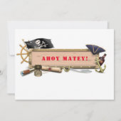 海賊誕生会 招待状 (裏面)