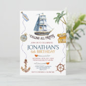 海賊誕生会 招待状 (スタンド正面)