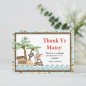 海賊誕生日のサンキューカード サンキューカード (スタンド正面)