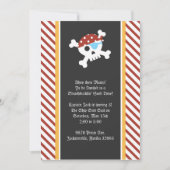 海賊誕生日のパーティの招待状 招待状 (正面)