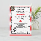 海賊誕生日の招待状 招待状 (スタンド正面)