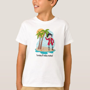 海賊誕生日の男の子 Tシャツ