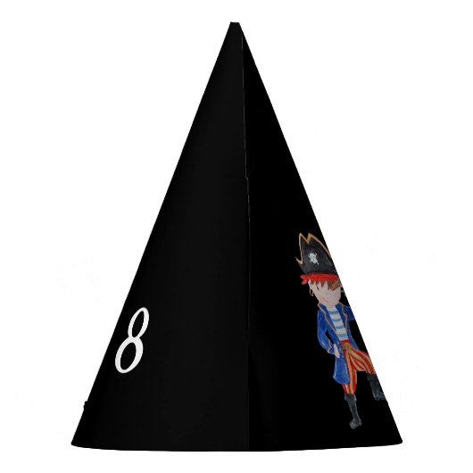 海賊誕生日をテーマにしたパーティー宝狩り パーティーハット (裏面)