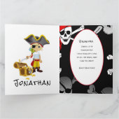 海賊誕生日カード カード (内部)