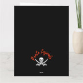 海賊誕生日カード カード (裏面)