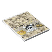 海賊誕生日キャンディバーラッパーパーティーの好意 ノートパッド (アングル)