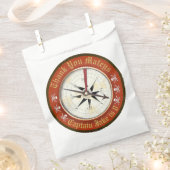 海賊誕生日ジョリーロジャーコンパス フェイバーバッグ (クリップ留めされた状態)