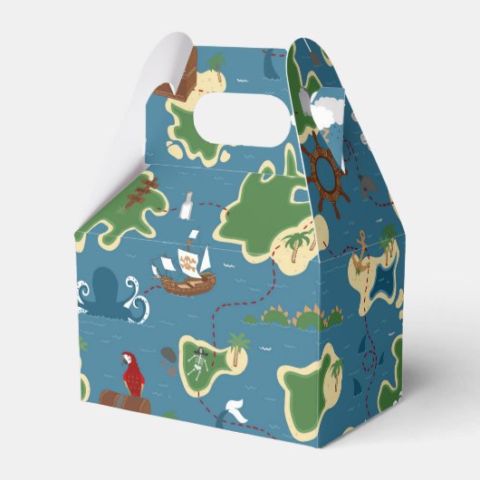 海賊誕生日トレジャーアドベンチャーブルー フェイバーボックス (正面サイド)