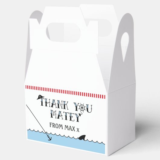 海賊誕生日パーティーの好意ボックス フェイバーボックス (オープン)