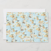 海賊誕生日パーティーの招待 招待状 (裏面)