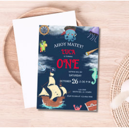 海賊誕生日パーティーへの招待 招待状