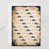 海賊誕生日パーティーへの招待 招待状 (裏面)