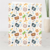 海賊誕生日パーティーサンキューカード サンキューカード (裏面)