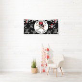 海賊誕生日パーティースカル 横断幕 (インサイチュ)