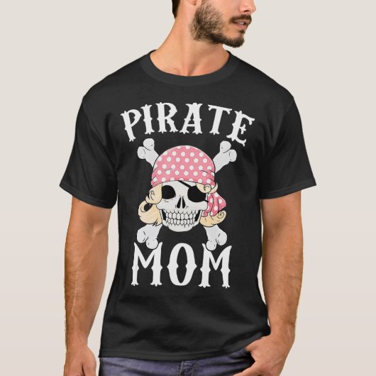 海賊誕生日パーティーテーマママ・ママ Tシャツ (正面)