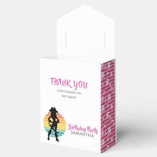 海賊誕生日パーティーレディーフェイスボックス フェイバーボックス (オープン)