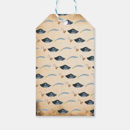 海賊誕生日会サンクスユーラベル ギフトタグ (裏面)