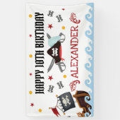 海賊誕生日旗 横断幕 (縦)