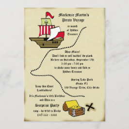 海賊誕生日航海マップ 招待状