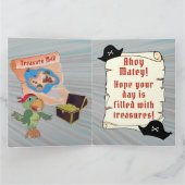 海賊誕生日 カード (内部)