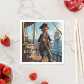 海賊誕生日 スタンダードカクテルナプキン (インサイチュ)