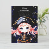 海賊誕生日 招待状 (スタンド正面)