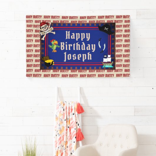 海賊誕生日 横断幕 (インサイチュ)